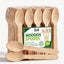 Caterpack Natural Recycleable Wooden Spoon TeaSpoon Kitchen Utensil Cutlery Tool