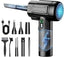 Compressed Air Duster – 100000RPM Rechargeable Cordless Air Blower with LED Light, 3-Speed Modes, Mini Keyboard Cleaner for PC, Laptop, Car & Home – Replaces Compressed Air Can