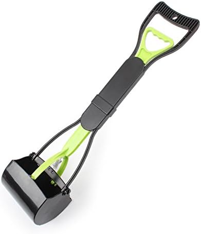 Long Handle Dog Pet Waste Pickup Poop Scooper Poo Scoop Picker Remover Jaw Tool Hover Image