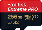 SANDISK Extreme PRO micro SD card 256GB + SD adapter 