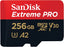 SANDISK Extreme PRO micro SD card 256GB + SD adapter 