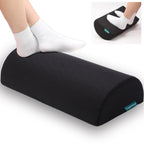 Ergonomic Foot Rest Cushion Foot Stool Under Desk with Massage Dots, Footrest Office with Washable Cover & Portable Handle, for Home Working& Office & Travel, Relieve Leg, Knee and Back
