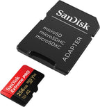 SANDISK Extreme PRO micro SD card 256GB + SD adapter 