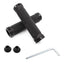 Bicycle Handle Bar 2X Grips Double Lock On BMX MTB Mountain Bike Cycle Grip UK
