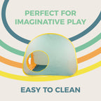 Activo Pop Up Tent Indoor & Outdoor Play for Babies & Toddlers 12+ Months – Quick & Easy Pop-Up Setup, Compact Storage, Vibrant Colours for Sensory Development & Active Fun