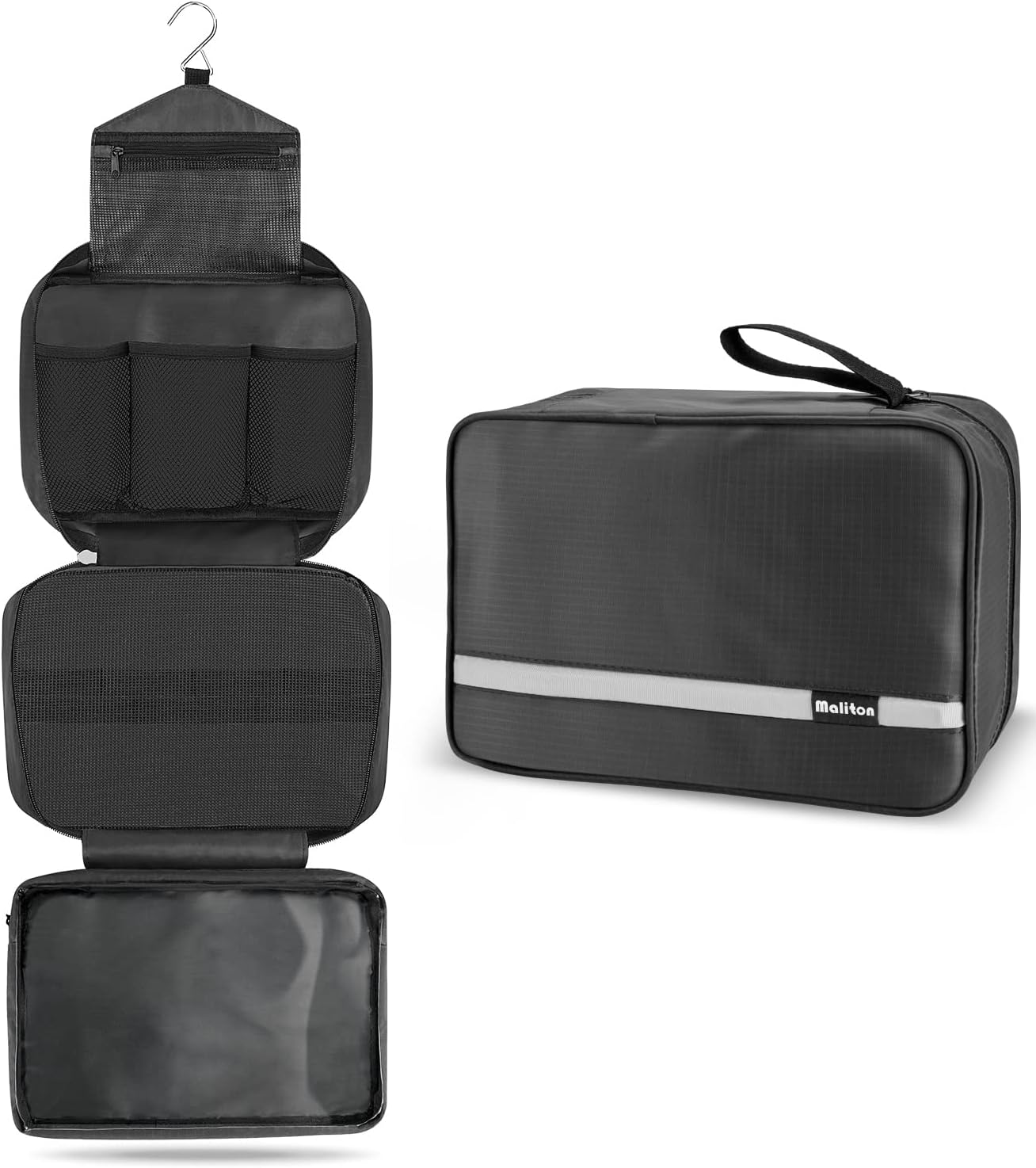Hanging Toiletry Bag Large travel Wash Bag for women men toiletries with hook
