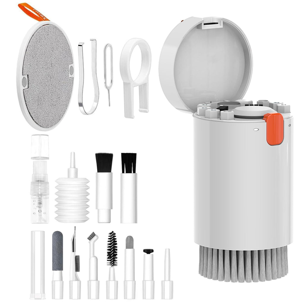 20-in-1 Laptop Screen Keyboard Cleaning kit, Cell Phone Cleaning kit, Air-pod Cleaning kit, Electronics Cleaning kit for Mobile Phones, Tablets, Computers, Computer Monitors, TV Camera Lenses