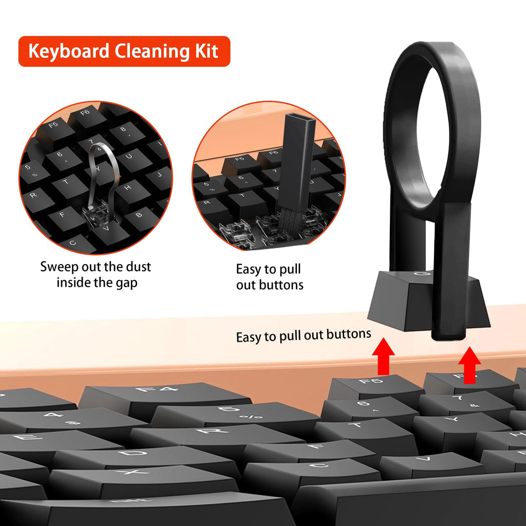 20-in-1 Laptop Screen Keyboard Cleaning kit, Cell Phone Cleaning kit, Air-pod Cleaning kit, Electronics Cleaning kit for Mobile Phones, Tablets, Computers, Computer Monitors, TV Camera Lenses