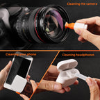Keyboard Cleaner Laptop Cleaning Kit, All-in-One Keyboard Cleaning Kit, Laptop Cleaner Tool for MacBook iPad iPhone Computer, Portable Electronics Brush Tool for Tablet PC Camera Lens Earbuds Monitor