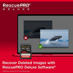 SanDisk 128GB Extreme PRO SDXC card, SD Card, V30 Memory Card, 4K UHD, up to 200 MB/s, SanDisk QuickFlow Technology, RescuePro Deluxe Data Recovery Software, UHS-I, Class 10, U3, V30