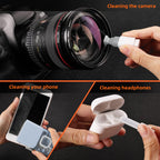Keyboard Cleaner Laptop Cleaning Kit, All-in-One Keyboard Cleaning Kit, Laptop Cleaner Tool for MacBook iPad iPhone Computer, Portable Electronics Brush Tool for Tablet PC Camera Lens Earbuds Monitor