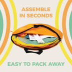 Activo Pop Up Tent Indoor & Outdoor Play for Babies & Toddlers 12+ Months – Quick & Easy Pop-Up Setup, Compact Storage, Vibrant Colours for Sensory Development & Active Fun