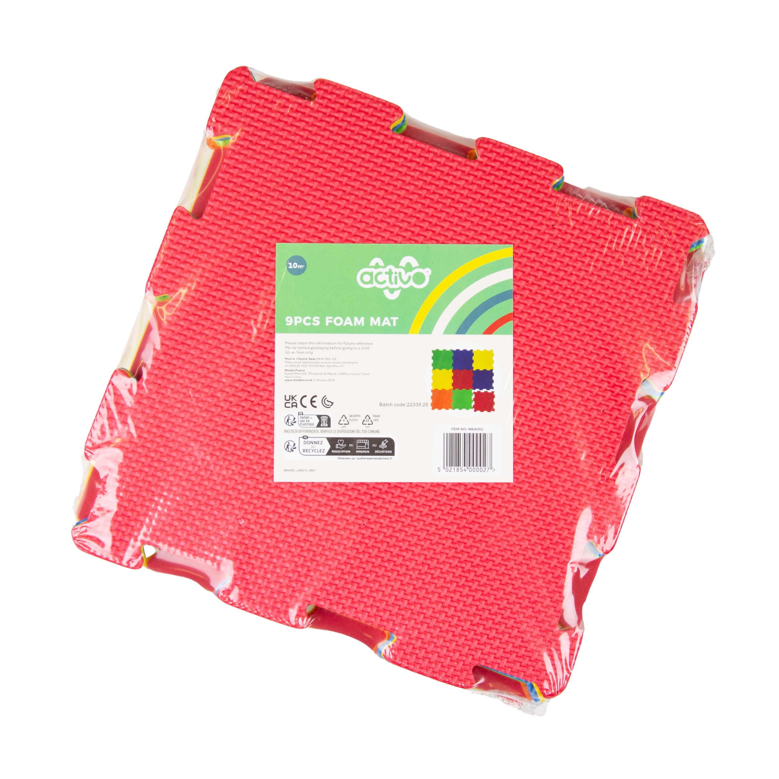 Activo Pop Up Tent Indoor & Outdoor Play for Babies & Toddlers 12+ Months – Quick & Easy Pop-Up Setup, Compact Storage, Vibrant Colours for Sensory Development & Active Fun