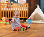 Galt Pop-Up Toy - Colourful Wooden Sensory Toy for Boys and Girls -Early Learning Cause and Effect Toy for Colour Recognition and Motor Skills Development - First Birthday Gift for Ages 12 Months Plus