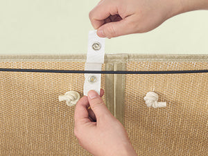 Bamboo Laundry Basket 3 Compartments, Dirty Clothes Hamper, 170 Liters, Removable and Machine Washable Bag, Lid, Handles, Laundr