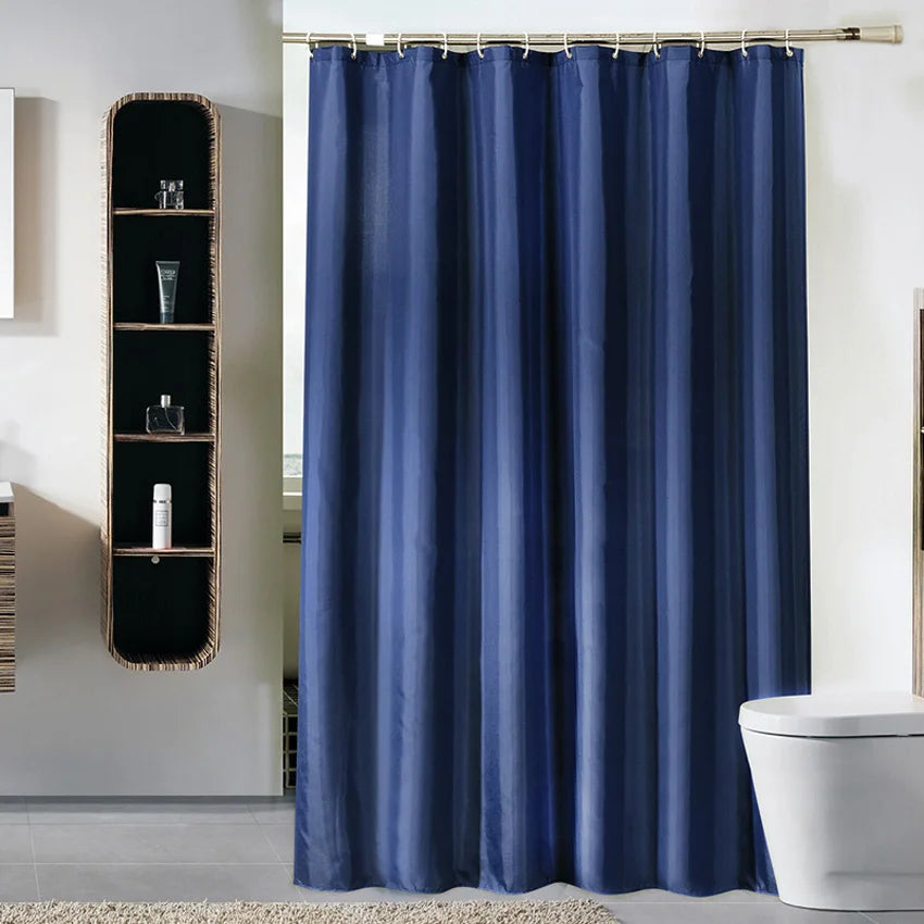 Modern Shower Curtains Geometric Flowers Cartoon Bath Curtain Cortina Waterproof Polyester For Bathroom with 12pcs Plastic Hooks