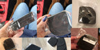 4PCS/Lot Black Multifunctional Anti Vibration Mat For Refrigerator Anti-vibration Noise Shock Pads bathroom Accessories