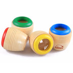 1Pcs Kids Toys Magic Kaleidoscope Wooden Baby Montessori Early Educaional Puzzle Random Color Birthday Gifts