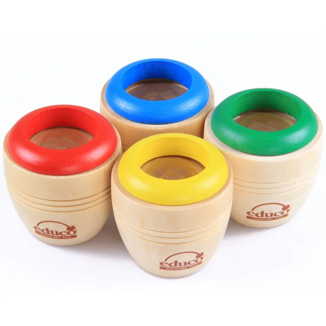 1Pcs Kids Toys Magic Kaleidoscope Wooden Baby Montessori Early Educaional Puzzle Random Color Birthday Gifts Main Image