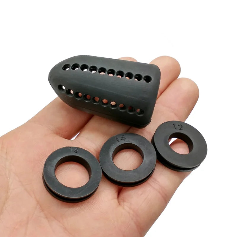 3 Size Silicone Silencer Muffler For Hookah Shisha Water Smoking Pipe Sheesha Chicha  Narguile Pipe Accessories LM-0936