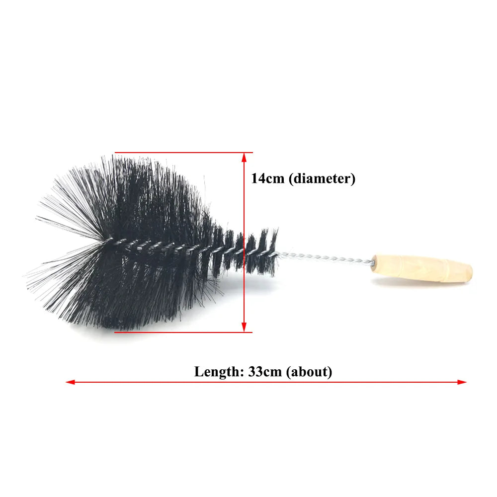 LOMINT Hookah Glass Bottle Base Cleaning Brush For Shisha Hookahs Narguile Chicha Smoking Water Pipe Accessories