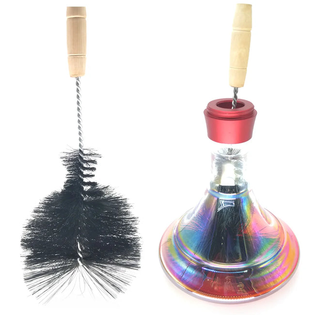 LOMINT Hookah Glass Bottle Base Cleaning Brush For Shisha Hookahs Narguile Chicha Smoking Water Pipe Accessories Hover Image