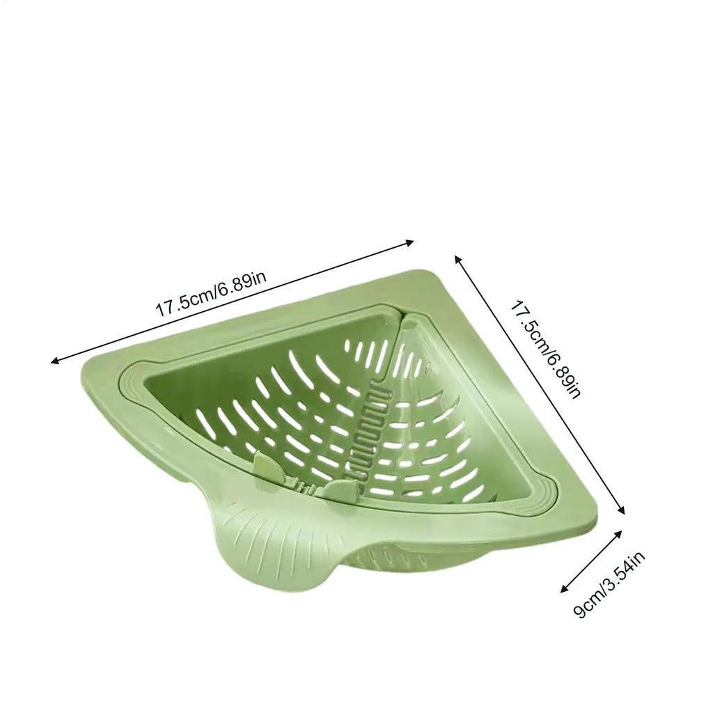 Storage Container Capacity Suction Cup Kitchen Sink Strainer Basket with Simple Installation Corner Sink Trash for Kitchen
