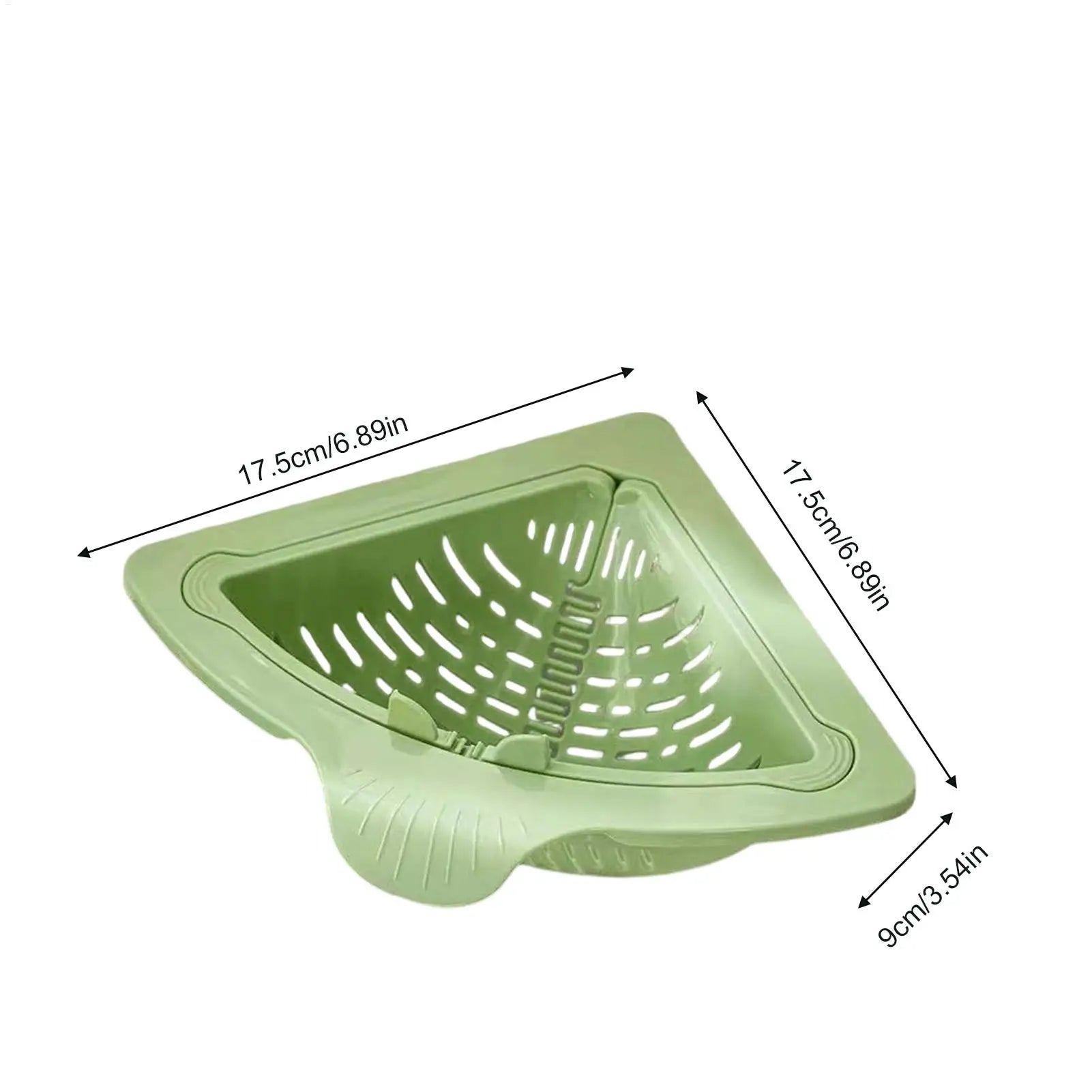 Storage Container Capacity Suction Cup Kitchen Sink Strainer Basket with Simple Installation Corner Sink Trash for Kitchen