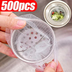 500/30pcs Disposable Kitchen Sink Filter Kitchen Sink Strainer Drain Hole Mesh Bags Anti-blocking Garbage Bag Filters Strainers