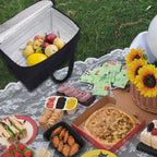 Insulated Thermal Cooler Bag Insulation To Keep Cold Large Capacity Portable Lunch Bag Zip Picnic Camping Tin Foil Food Bags
