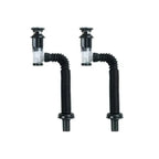 1-3 PCS Flip Top Anti-Odor Drain Pipe Set Sink Drain Retractable Deodorizing Filter Flexible Downspout Bathroom Anti Clogging