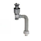 1-3 PCS Flip Top Anti-Odor Drain Pipe Set Sink Drain Retractable Deodorizing Filter Flexible Downspout Bathroom Anti Clogging