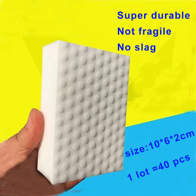 20/40/100 PCS Magic Compressed Sponge Eraser Cleaner Kitchen Accessory Tool Melamine Sponge Dish Washing Brush Cleaning Hover Image