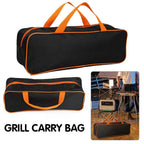 Grill Carry Bag Grill Utensil Bag Durable Car Wear Practical Storage Case Organizer Barbecue Accessories Tool Storage Bag