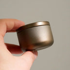 1PCS Portable Tea Can Thick Iron Vanilla Sealed Jar Spice Storage Box Deodorant Container Box Kitchen Gadgets