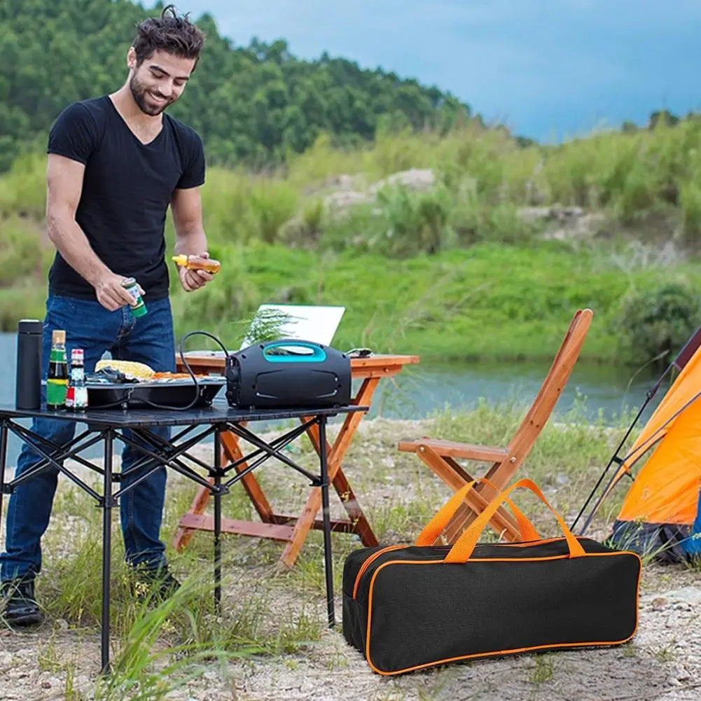 Grill Carry Bag Grill Utensil Bag Durable Car Wear Practical Storage Case Organizer Barbecue Accessories Tool Storage Bag