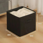 1PC Cube Storage Box Non Woven Foldable Home Supplies Wardrobe Space Saving for Toy Clothes Office Storage Organizer