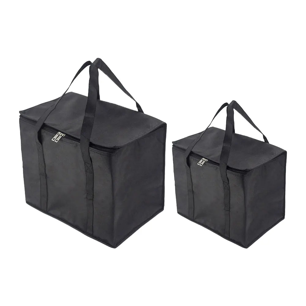 Insulated Thermal Cooler Bag Insulation To Keep Cold Large Capacity Portable Lunch Bag Zip Picnic Camping Tin Foil Food Bags