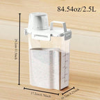 2.5L Covered Moisture-proof Sealed Storage Container - Used for Grain, Nut, Flour, Rice Food Storage Boxes