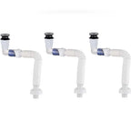 1-3 PCS Flip Top Anti-Odor Drain Pipe Set Sink Drain Retractable Deodorizing Filter Flexible Downspout Bathroom Anti Clogging