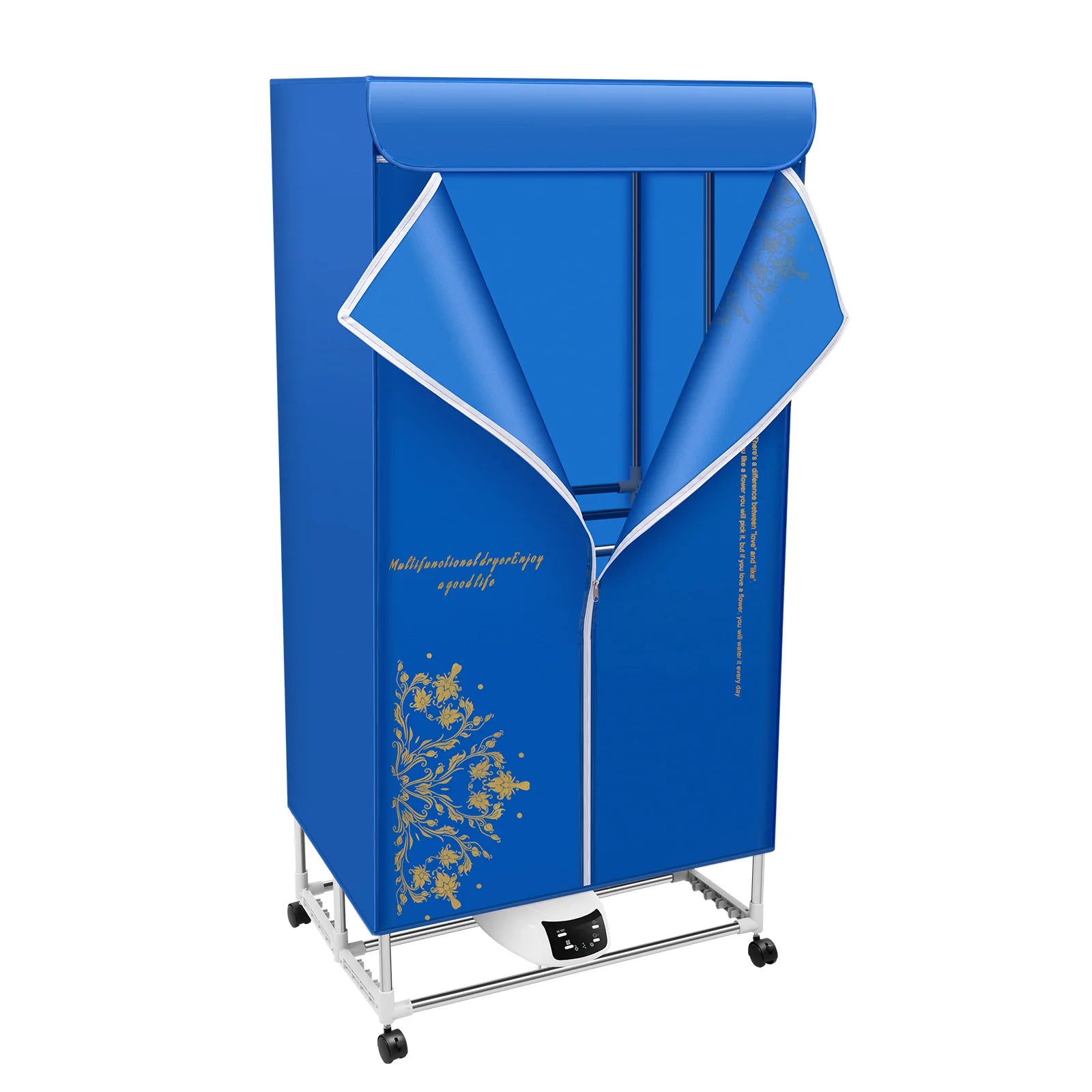 220V Folding Remote Control Dryer with Pattern for Drying Clothes 3 Gears Adjustment Dryer