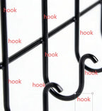Pot Rack, Pot Hanger for Kitchen, Ceiling Mounted Pot Holder, Cookware Organizer with 12 SShaped Hooks, for Pot, Pan Storage, Sp