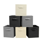 1PC Cube Storage Box Non Woven Foldable Home Supplies Wardrobe Space Saving for Toy Clothes Office Storage Organizer