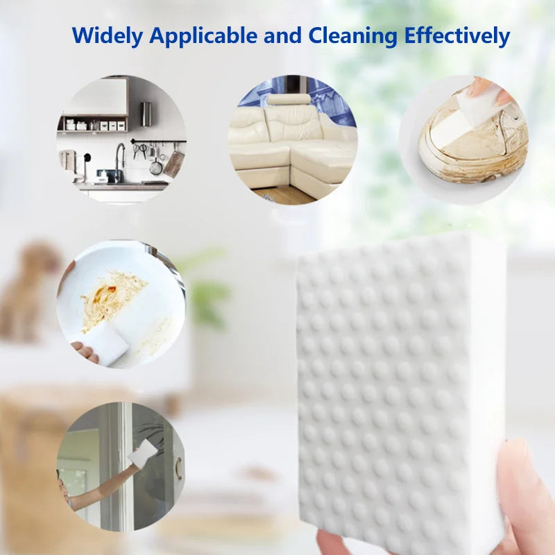 20/40/100 PCS Magic Compressed Sponge Eraser Cleaner Kitchen Accessory Tool Melamine Sponge Dish Washing Brush Cleaning