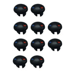 10PCS Faucet Handle Hot And Cold Water Sign Red And Blue Label Decoration Cover Kitchen Bathroom Mixer Tap Indicate For Holes