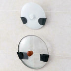 Pot Lid Holder Wall Mounted Hanging Holders for Pan Pot Cover Racks Cabinet Door Pan Lid Organizer Kitchen Storage Rack