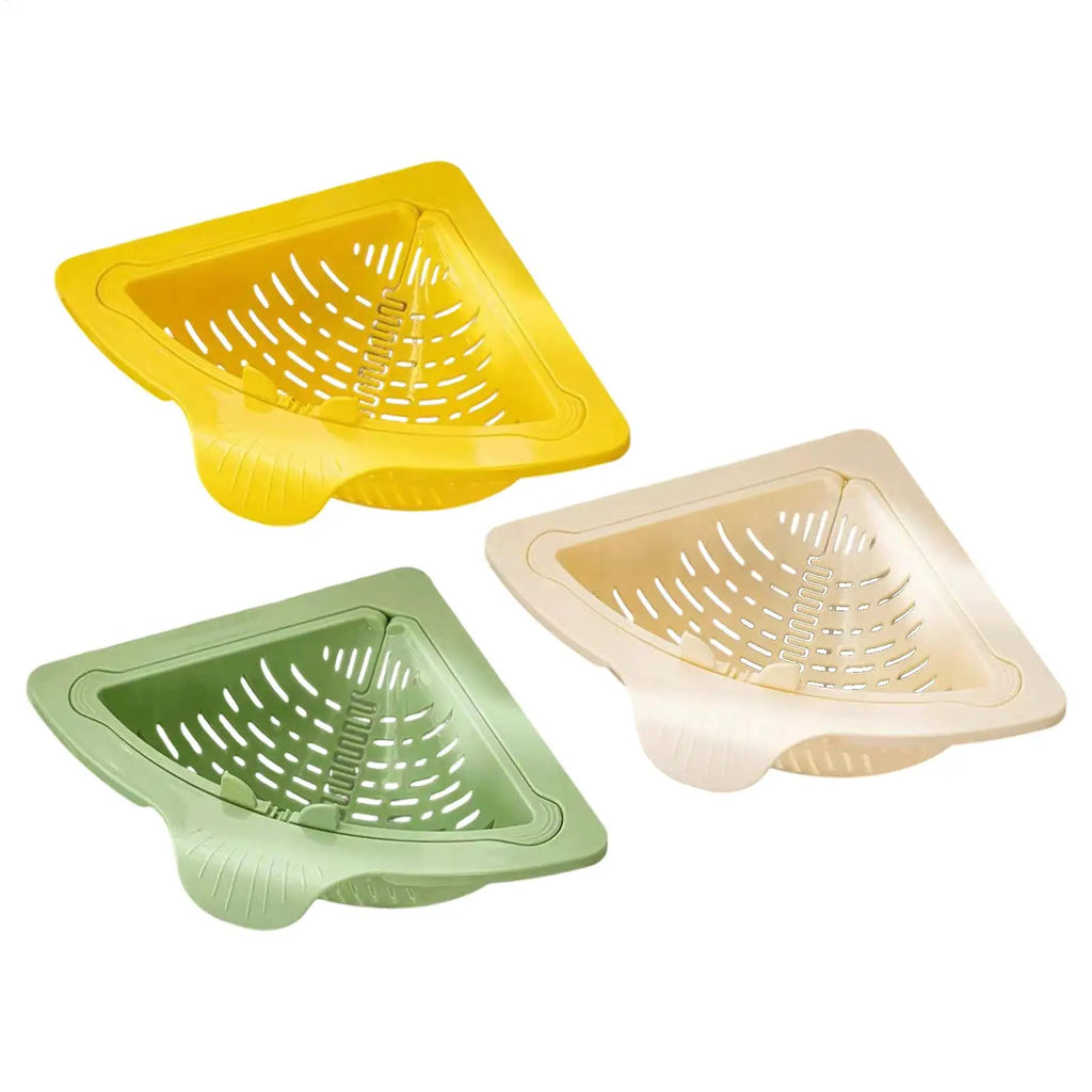 Storage Container Capacity Suction Cup Kitchen Sink Strainer Basket with Simple Installation Corner Sink Trash for Kitchen