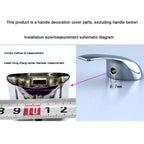 10PCS Faucet Handle Hot And Cold Water Sign Red And Blue Label Decoration Cover Kitchen Bathroom Mixer Tap Indicate For Holes