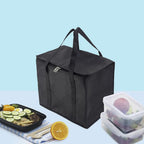 Insulated Thermal Cooler Bag Insulation To Keep Cold Large Capacity Portable Lunch Bag Zip Picnic Camping Tin Foil Food Bags