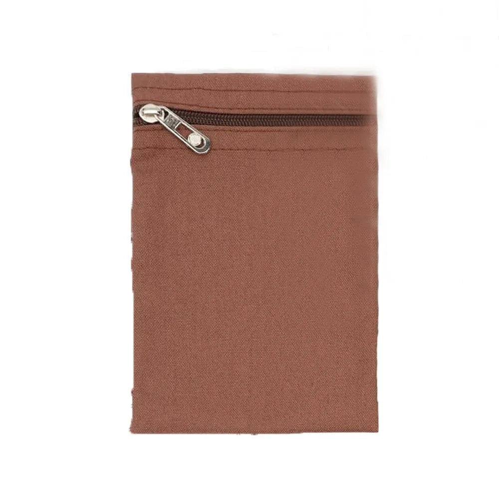 Polyester Sew-in Side Hidden Pocket with Zipper Inside Security Pocket for Clothing Coat Inside Pockets Travel Wallet Pouch
